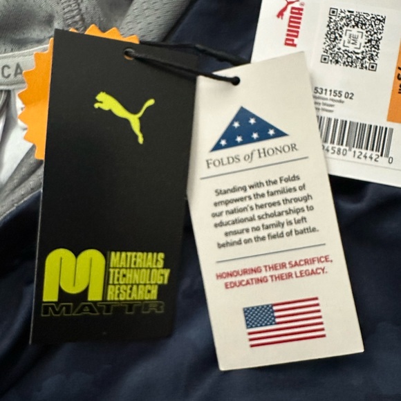 Puma Folds of Honor Blue Cammo pullover - Picture 7 of 9